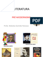 Pré Modernismo