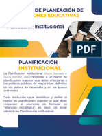 Planificación Institucional