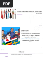 Ethnicity in Postcolonial Studies