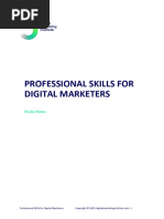 CDMP-10 - M7 - Professional Skills - STUDY NOTES