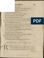 De Las Flores de Poetas Ilustres de España (1605)