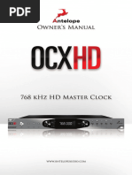 Manual Antelope OCX - HD - (EN) - Jan - 2016