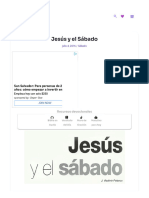 Jesús y El Sábado