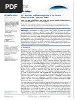 GPS Velocities and The Construction of The Eastern Cordillera of The Eastern Cordillera of The Colombian Andes