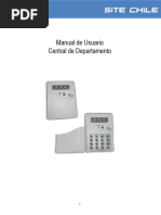 Manual de Usuario Central de Alarma Departamento