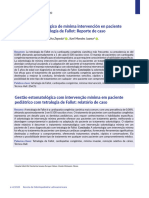 Manejo Estomatológico de Mínima Intervención en Paciente Pediátrico Con Tetralogía de Fallot: Reporte de Caso