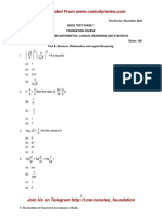 CA Foundation Maths LR and Stats Q MTP 1 Dec 2022