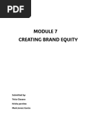 Marketing Topic 7 - Creating Brand Equity1