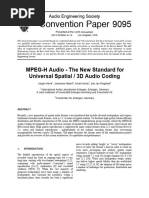 MPEG-H The New Standard For Spatial Audio Coding