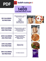 The 1500 Calorie Meal Plan