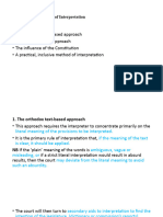 Chapter 5 Theories of Interpretation