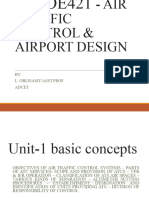 Air Traffic Control & Airport Design Unit - 1