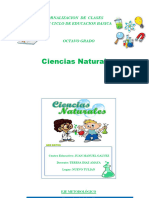 Planificador 8 Ciencias Naturales