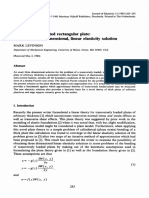 Levinson Elasticity Plates Paper - Isotropic