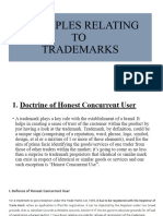 Principles Relating To Trademark