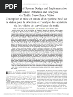 A Vision-Based System Design and Implementation For Accident Detection and Analysis Via Traffic Surveillance Video