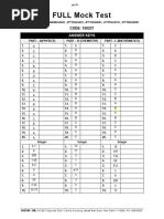 Solutions MAINS (12) (Mock Test) 3.1.24 Offline