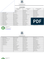 Catch-Up Friday (General Class List)