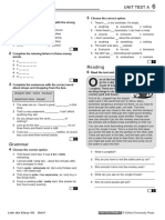 Link VII Unit 6 Test A