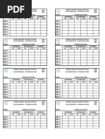 Foundation Week Attendance Card