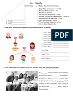 Possessive Adjectives and Genitive Case Review Activities