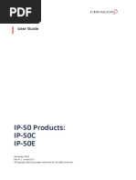 Ceragon IP-50 User Guide 12.1 Rev M.01