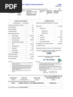 National Water Supply & Drainage Board E-Bill: Invoice For The Period Payment Details