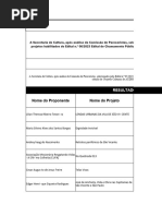 Resultado LPG SV - Edital Obras Av - Lista Por Nota