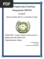 MEPM M01 TTLM N-Manage Competitive Manufacturing Processes