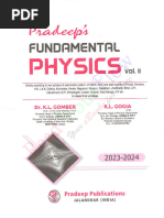 Pradeep Physics Class 11 Vol 2 2023-2024