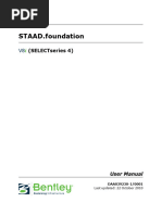 Staad Foundation Manual V8i