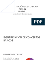 Planeacion Estrategica de La Calidad Conceptos Basicos