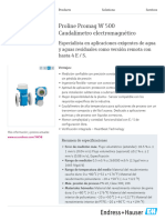 Boletin Tecnico LL Promag W 500