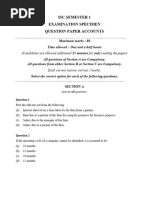 858 Accounts - Isc Specimen