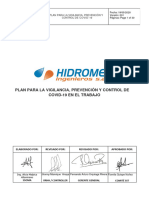 Plan para La Vigilancia Prevención y Control de COVID-19 - Hidromec Ingenieros SAC-Vitale