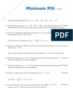 IB MATH AA HL Maximum Minimum POI