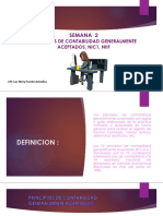 SEMANA02 Principios de Contabilidad Generalmente Aceptados, NIC 1, NIFF