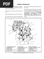 Four Speed Powershift Transmission Clark-Hurth HR-3000 Description and Operation Manual