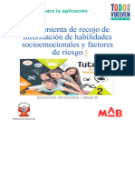 Instrumento para Recojo de Informacion Vii Ciclo 3er 4to 5to Secundaria