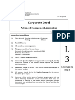 2022 - 12 - 11 - 147 - CL3 Advanced Management Accounting-December 2022 - English