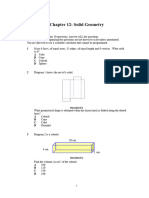 Chapter 12 - Solid Geometry