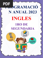 Programacion Anual de Ingles 1ro Secundaria