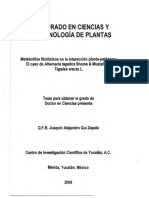 Metabolitos Fitotóxicos en La Interacción Planta-Patógeno