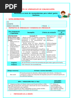 Comunicacion 4° Ses - Comu Mier Escribe Recomendaciones para Reducir Gastos Familiares. Yessenia Carrasco 965727764