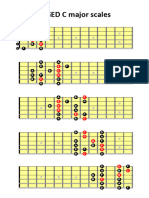 CAGED System Major Scales For Guitar