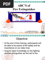 ABC's of Fire Extinguisher