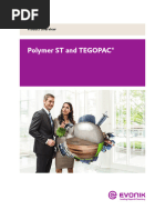 Product Overview - Evonik - Polymer ST Tegopac 2020