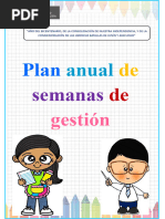 Plan Anual de Semanas de Gestion - 2024