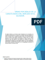 El Salario Mínimo Por Debajo de La Canasta