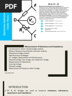 Unit 2 - Basic Instrumentation and Measurement Techniques PPT Notes Material For Sem II Uploaded by Navdeep Raghav